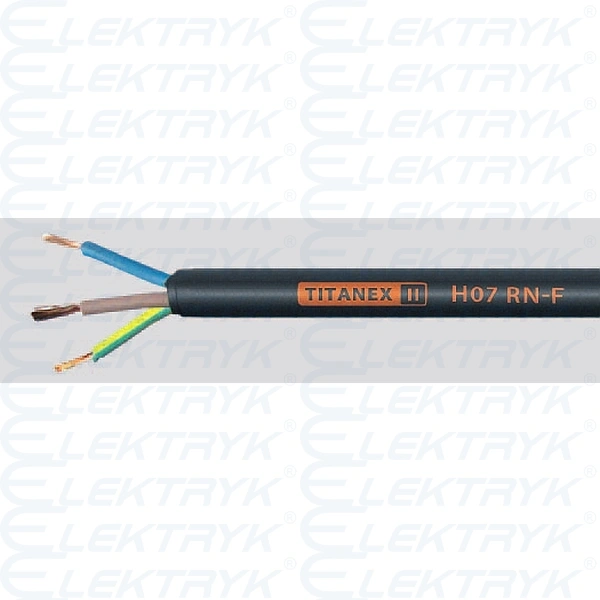 H07RN-F 1x240 QMM TITANEX HELUKABEL przewód gumowy 450/750V przemysłowy, giętki