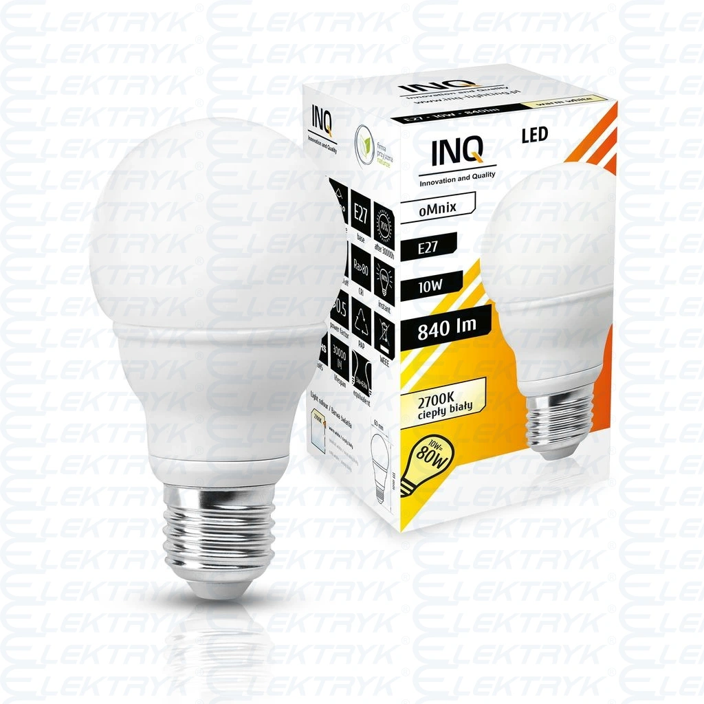 INQ LED OMNIX E27 10W 840lm 2700K WW