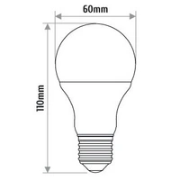 LA014WW LAMPA  A60 E27 LED 5 BULB 400lm 3000K