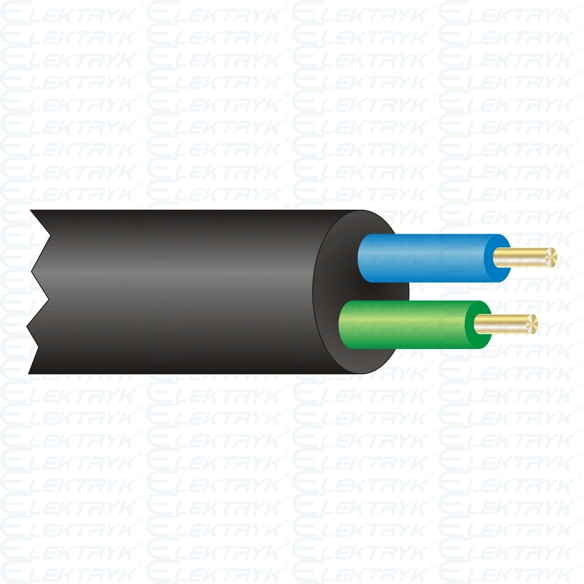 YKY 2x4 kabel 0,6/1KV