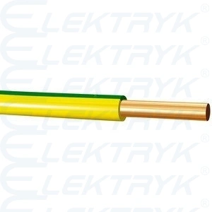 DY 1X1 Ż/O 450/750V Przewód H07V-U