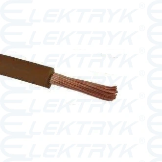 LGY 1x1,5 BRĄZOWY 450/750V Przewód H07V-K