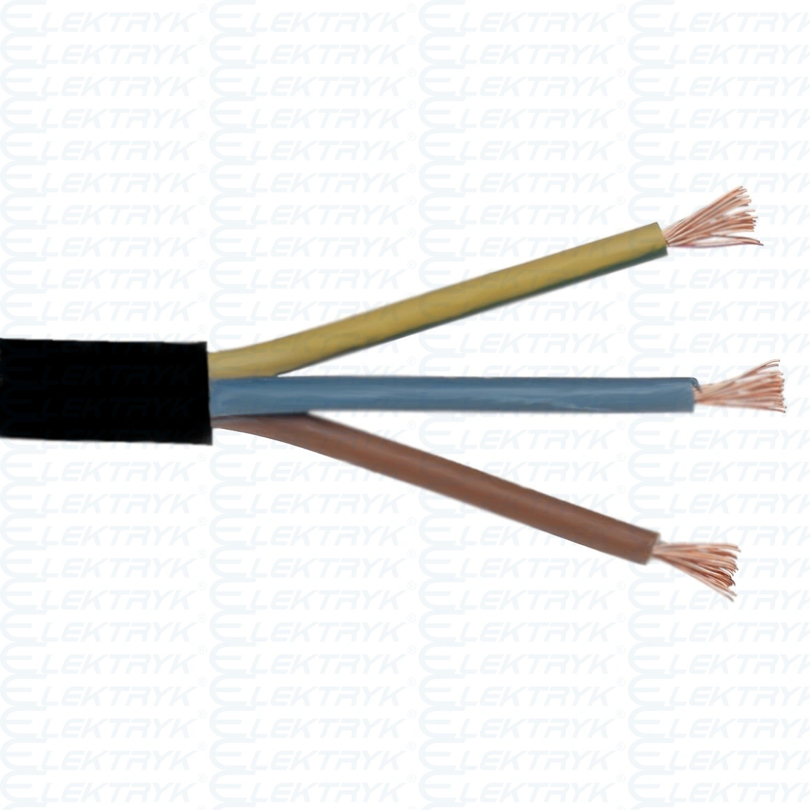 OMY 3x1  300/300V przewód czarny