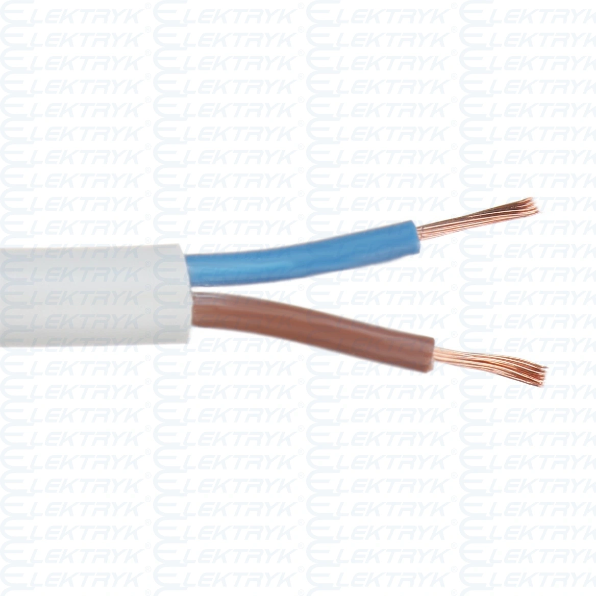 OMY 2x1 300/300V Przewód BIAŁY