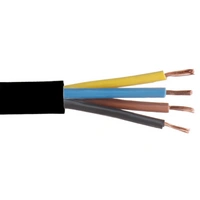 OMY 4x0,5 300/300 Przewód H03VV-F CZARNY