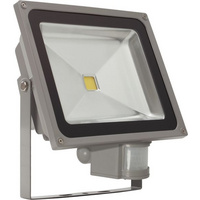Naświetlacz LED z czujnikiem ruchu Mondo MCOB-50-GR SE 50W 3010lm 4000-4500K 220-240V IP65, szary