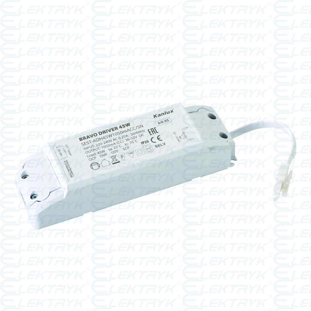 Zasilacz elektroniczny bravo driver 45w