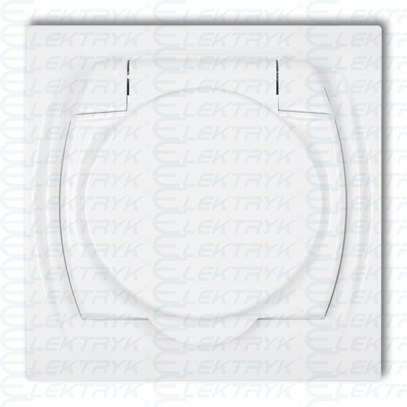 LOGO LGPB-1Z Gniazdo bryzg. 2P+Z białe