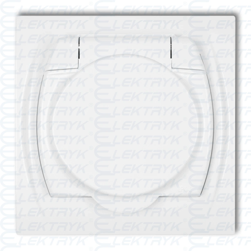 LOGO LGPB-1Z Gniazdo bryzg. 2P+Z białe