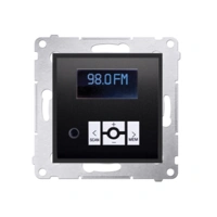 Radio cyfrowe z wyświetlaczem (moduł)  antracyt (met.)Simon 54 Premium