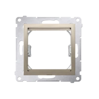 Adapter przejściówka na osprzęt standardu 45×45 mm, złoty mat, metalizowany