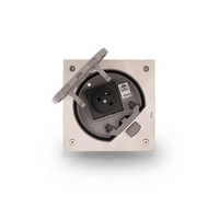 Wkład puszki podłogowej, KSE IP66, IK07, z gniazdem z uziemieniem i RJ45 kat.5e, stal nierdzewna