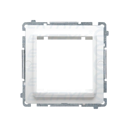Adapter przejściówka na osprzęt standardu 45×45 mm, biały
