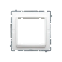 Adapter przejściówka na osprzęt standardu 45×45 mm, biały