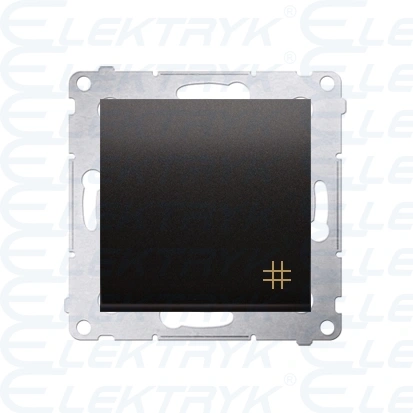 SIMON 54 PremiumŁącznik krzyżowy (moduł) 10AX, 250V~, szybkozłącza  antracyt (met.)