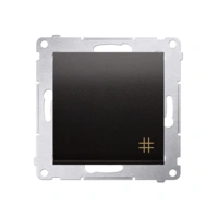 SIMON 54 PremiumŁącznik krzyżowy (moduł) 10AX, 250V~, szybkozłącza  antracyt (met.)