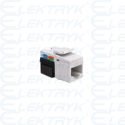 SIMON CJ545U Gniazdo RJ45 kat 5e UTP SIMON CONNECT  biel