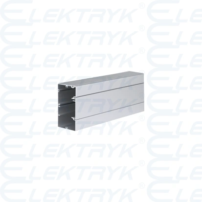 Kanał instalacyjny, CABLOPLUS, ALU, 90×55mm, IK07, Komory:1, aluminium