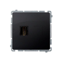 BASIC MODUŁ Gniazdo HDMI pojedyncze (moduł)  grafit matowy