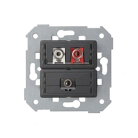 Gniazdo Mini jack + 2 RCA