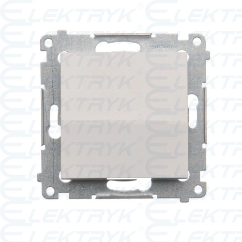 Łącznik schodowy bez piktogramu, (moduł), 10AX, szybkozłącza, biały