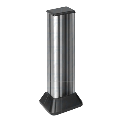 Simon Connect Minikolumna ALC jednostronna 4xK45 anodyzowane aluminium/ szary grafit ALC312/8/14