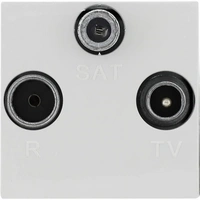 Gniazdo antenowe RTV SAT końcowe COSMO 45x45