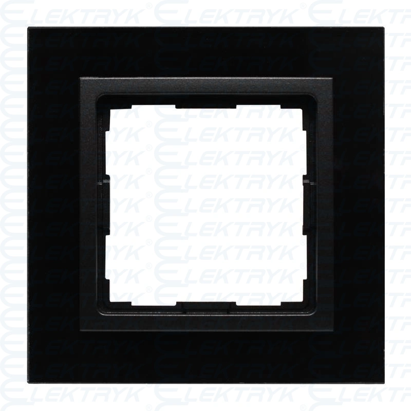 VENA2 Xglass SZKŁO AKRYLOWE CZARNY + Antracyt Ramka 1x