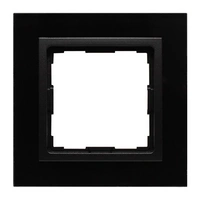 VENA2 Xglass SZKŁO AKRYLOWE CZARNY + Antracyt Ramka 1x