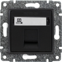 VENA Gniazdo Antracyt gniazdo komputerowe rj45 5e