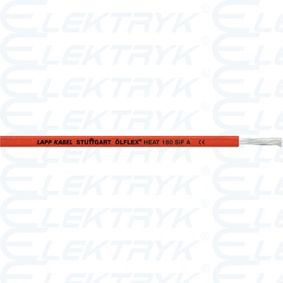 1x1,5 ÖLFLEX® HEAT 180 SiF A przewód czerwony Uniwersalna żyła pojedyncza na rozszerzony zakres temperatur