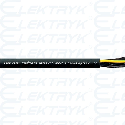 4G4 Olflex Classic 110 Black 0,6/1kV przewód sterowniczy