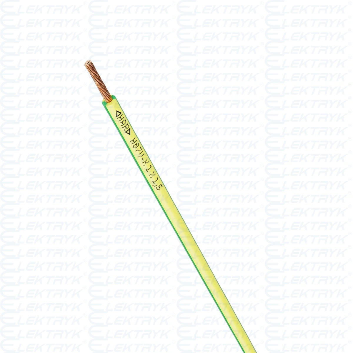 1X1,5 GNYE H07V-K PRZEWÓD