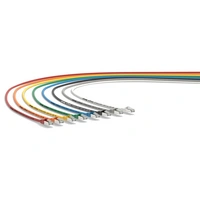 24441320 PATCHCORD S/FTP CAT.6A Czarny 2m