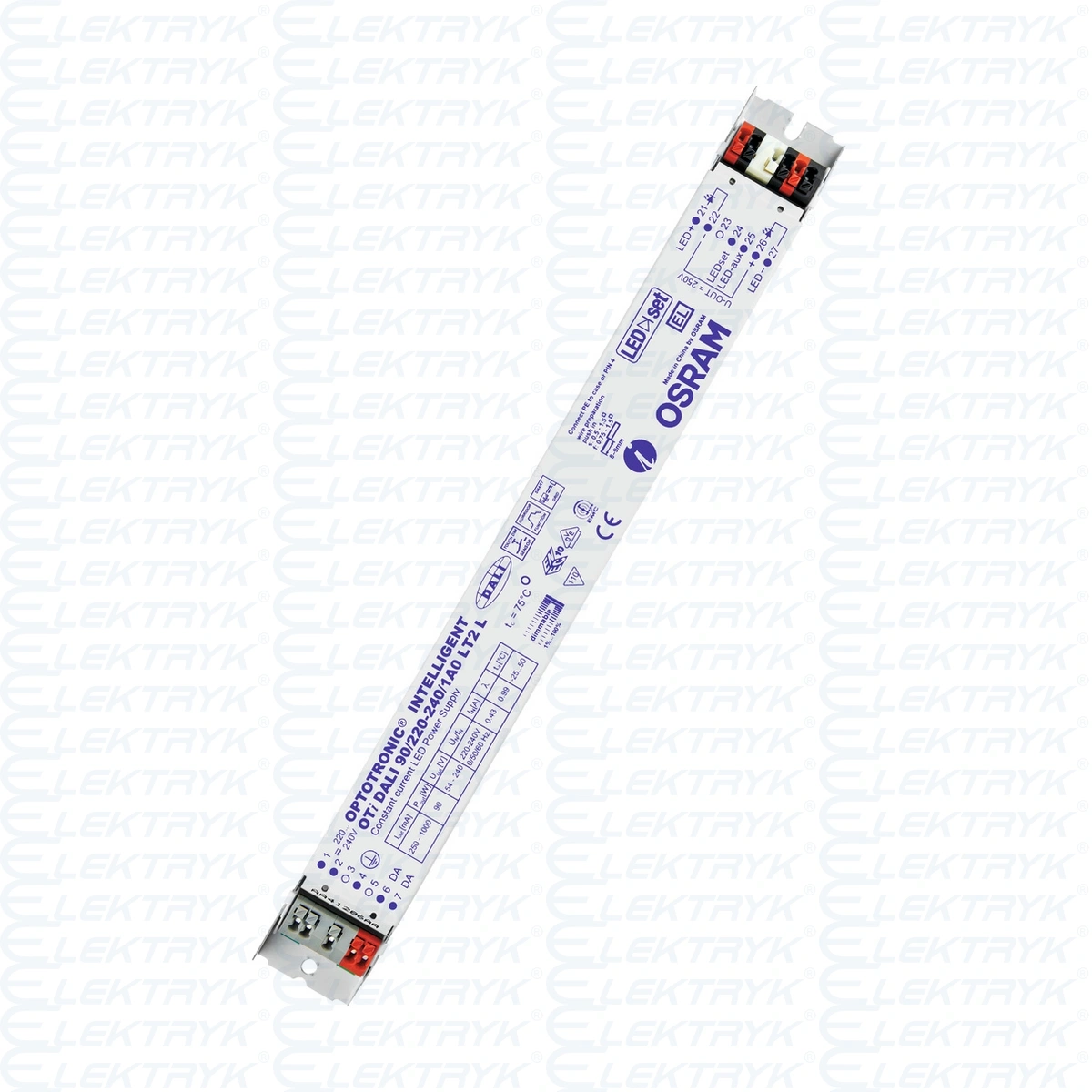 OPTOTRONIC© Intelligent – Dimmable DALI (non-isolated) 90/220…240/1A0 LT2 L
