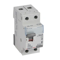 411509 Wyłącznik różnicowo-prądowy P302 2P 25A 30mA AC TX3