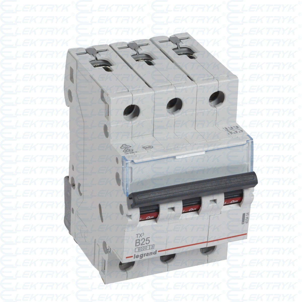 WYŁĄCZNIK NADPRĄDOWY S303 B25 3P 25A 6000A TX3