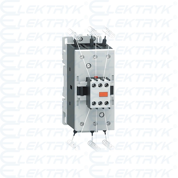 BFK6500A230 Stycznik do załączania kondensatorów, 45kvar przy 400V, 230VAC 50/60Hz