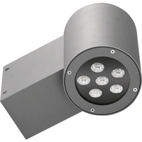 ROTUNDA 1 LED  ED 6x1W biały 3000K IP65 45° szary