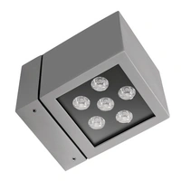 ICE CUBE 1 LED ED 8W biały 3000K IP54 45 szary