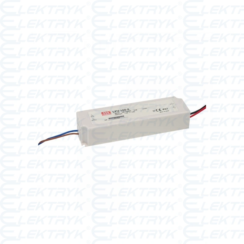 LPV-100-12 Zasilacz impulsowy;LED;102W;12VDC;8,5A;90÷264VAC;127÷370V DC Producent: MEAN WELL Symbol producenta: LPV-100-12