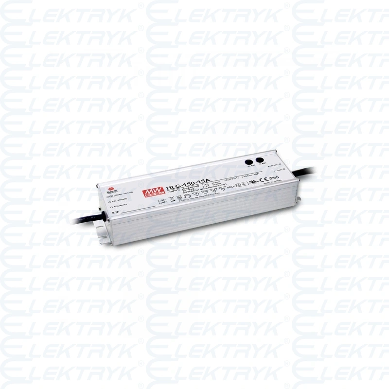 HLG-150H-12B Zasilacz:impulsowy;LED;150W;12VDC;12,5A;90÷305VAC;127÷431VDCProducent: MEAN WELL