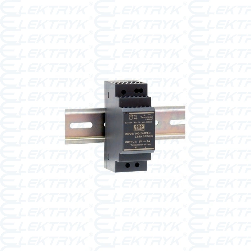 HDR-30-24 Zasilacz: impulsowy; 36W; 24VDC; 21,6÷29VDC; 1,5A; 85÷264VAC; 120g