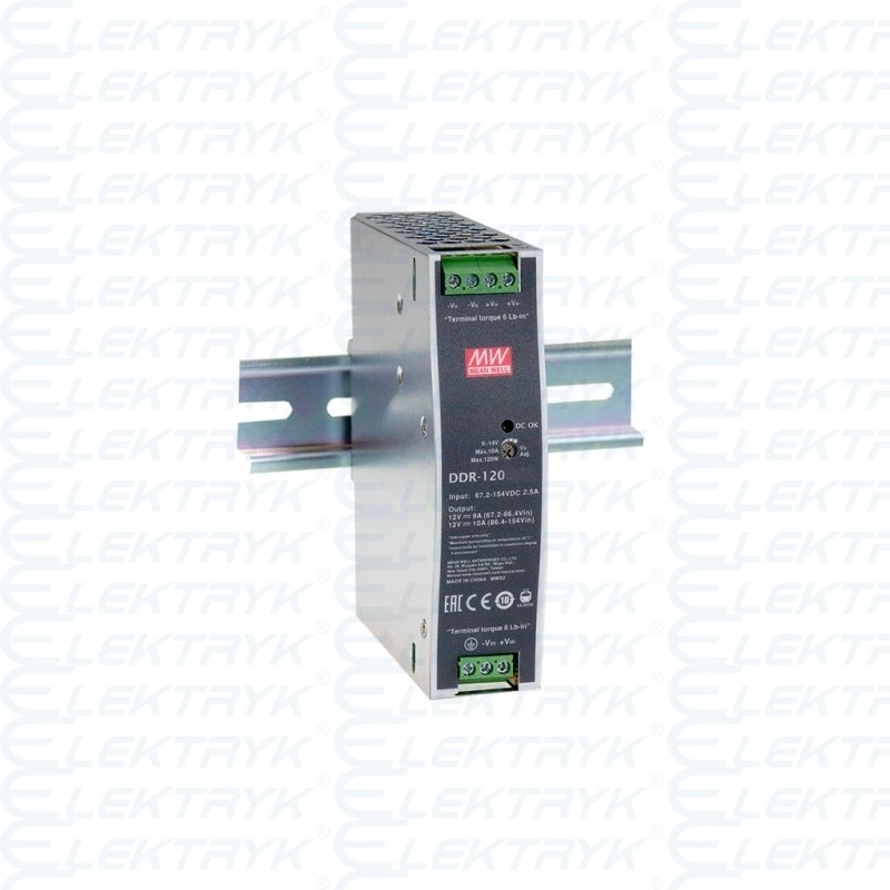 DDR-120B-48  przetwornica 120W 16,8~33,6V-48V 2,5A