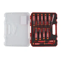 Zestaw wkrętaków VDE - 12szt. (SL2.5 / SL3 / SL4 / SL5.5 / PH1 / PH2 / PZ1 / PZ2 / T10 / T15 / T20)