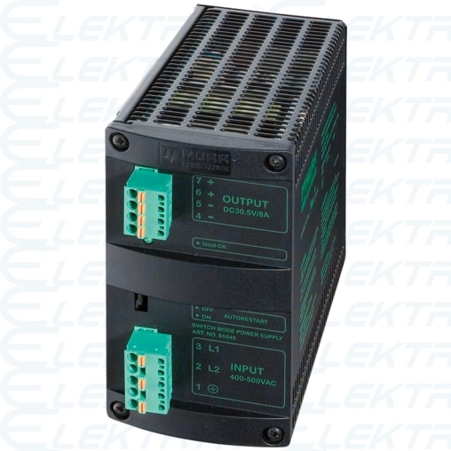 Zasilacz impulsowy MCS 3-fazowy WE:360-550VAC WY:24-28V/10ADC