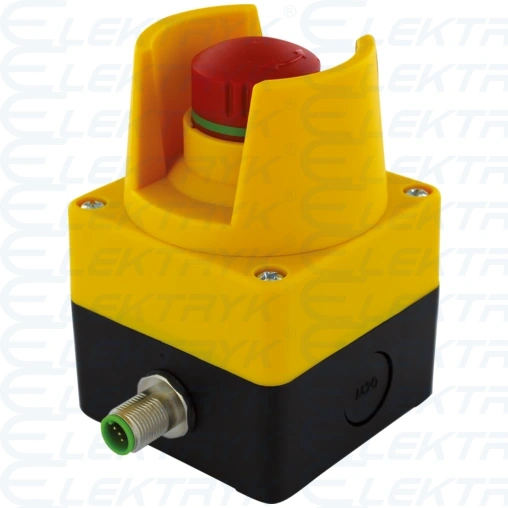 69040 MURR Przycisk E-Stop 72P 2NC M12 z osłoną