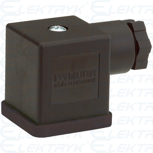 Złacze:zaworowe wtyk format A 18mm zenskie PIN:4 katowe 90° Producent: MURR ELEKTRONIK Symbol producenta:7000-29405-0000000