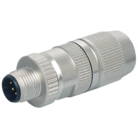 7000-14205-0000000  Wtyczka M12 męska, prosta, 2 polowa, kod.B, ekranowana  profibus