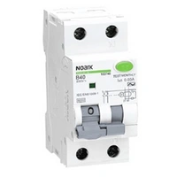 Wyłącznik różnicowoprądowy 1-biegun+N, B 6A 30mA-AC, Ex9CBL-N